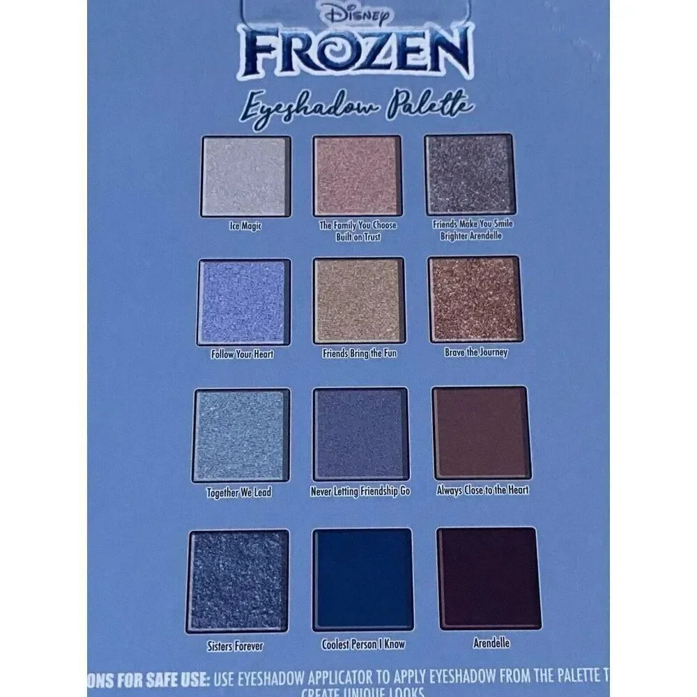 DISNEY FROZEN Queen ELSA 12 Color‎ EyeShadow Palette With Mirror NEW